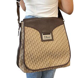 Christian Dior Vintage 2005 Street Chic Trotter Monogram Crossbody Bag [105523]